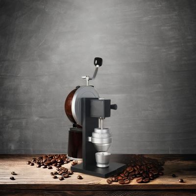 Gepersonaliseerde maat 83mm Conical Burr Koffiebreeder Hand Crank Aluminium legering lichaam voor koffie thee gereedschappen