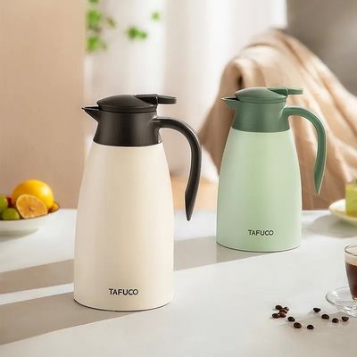 Zakencadeautjes Warme koffie vacuümfles met deksel van roestvrij staal en draagbaar