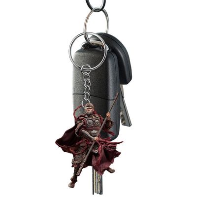 Eco-vriendelijke Wukong 2D Flat Keychain Acryl hanger voor rugzak en auto accessoires