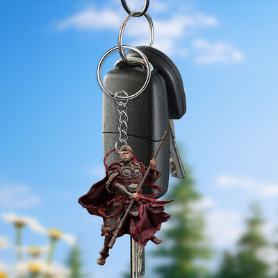 Eco-vriendelijke Wukong 2D Flat Keychain Acryl hanger voor rugzak en auto accessoires