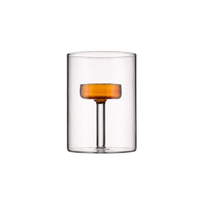Home Decor Europese glazen pot Kaarshouder Helder bekertje Luxe stijl Elegante romantische logo