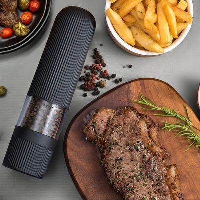 Elektrische pepersmelder set duurzame keramische molens voor thuis en vaste kruiden