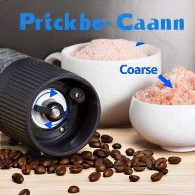 Elektrische pepersmelder set duurzame keramische molens voor thuis en vaste kruiden