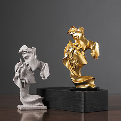 Accent Bamboe Denker Statue Hars Kunst Beeldhouwkunst voor andere Home Decor Aanpassing van kleur