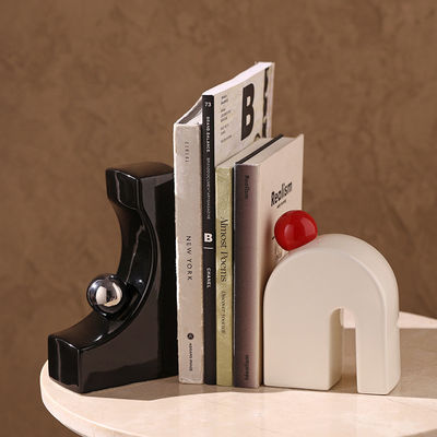 Modern stijl keramische boekenstandjes Nostalgische charme papiermateriaal voor commerciële kopers