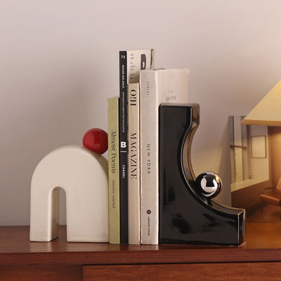 Modern stijl keramische boekenstandjes Nostalgische charme papiermateriaal voor commerciële kopers