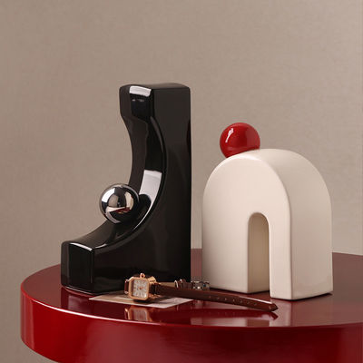 Modern stijl keramische boekenstandjes Nostalgische charme papiermateriaal voor commerciële kopers