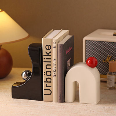 Modern stijl keramische boekenstandjes Nostalgische charme papiermateriaal voor commerciële kopers