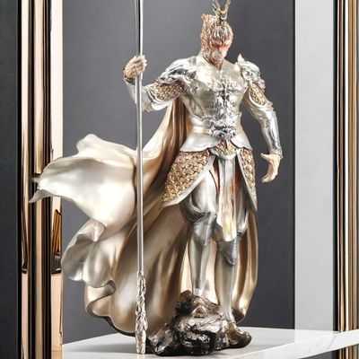 Zwarte mythologie Wukong Golden Hoop Figuur vs. Boeddha Contemporary Design Huisornament