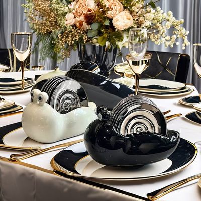 Custom logo wegwerpsoja saus en slakken kruiden gerecht eetgerei voor de productie