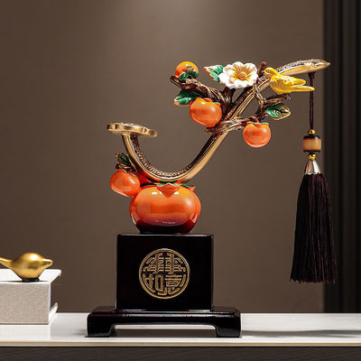 Functionele en stijlvolle Persimmon wijnkast TV-stand voor uw huis decoratie behoeften