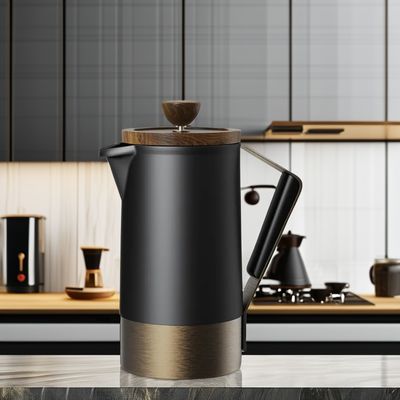 Silicone handvat Keramisch lichaam Commercieel café Franse pers set voor koffie thee sets