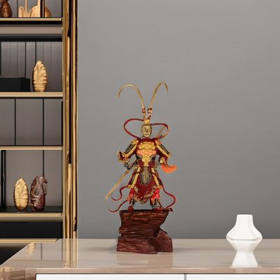 Black Myth Sun Wukong standbeeld-Golden Hoop 3D Figuur Metalen Hars Collectie met Materialen