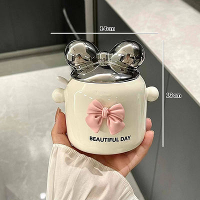 Ceramische borosilicaatglasopslagtanks voor thee, koffie, suiker en snoep