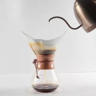 GCG013 Geïsoleerde handgreep Draagbare anti-brandende roestvrijstalen koffiepot voor thuis