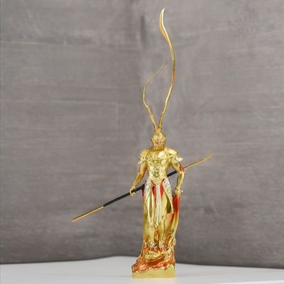 Verjaardagsfeestjes Aanpassing Kleur 3D Hars Figuur Verzamelbare Metalen Apen Koning