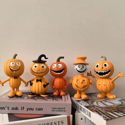 Op maat gemaakte hars acryl pompoen ornament 2024 Top keuze voor Halloween feest decoratie