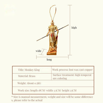 Custom 3D Monkey King Hars Figuur Een must-have voor Journey West fans en verzamelaars