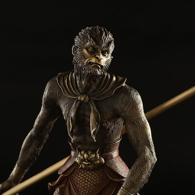 Metal Black Wukong Statue Een aangepaste 3D-bureaubladornament voor huisversiering en cadeautjes