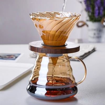 Koffie-Tee gereedschappen Type Koffiekop Glasserver Set Draagbaar voor kamperen en reizen