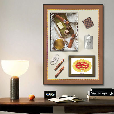 Transformeer uw koffiewinkel of restaurant met deze moderne postmoderne sigarenmuurkunst