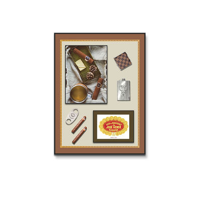 Transformeer uw koffiewinkel of restaurant met deze moderne postmoderne sigarenmuurkunst