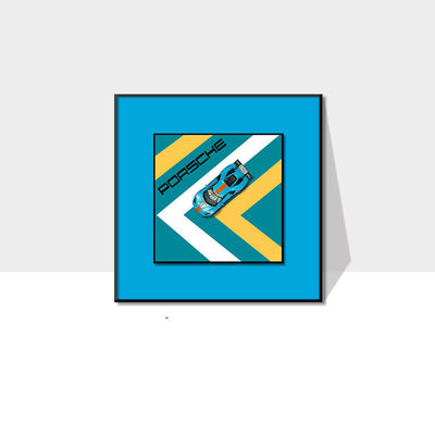 Postmoderne stijl elektrische legering auto hangend schilderij voor kinderkamer veranda decor