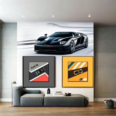 Elektrische auto muurschilderingen van legering Perfect decoratie voor thuis bh6