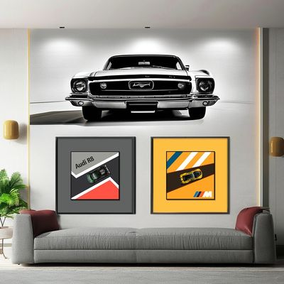 Elektrische auto muurschilderingen van legering Perfect decoratie voor thuis bh6