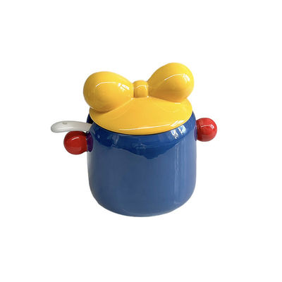 Rotunditeit Ceramic Piggy Bank Nordic Style Keukenorganisator voor Specerijen