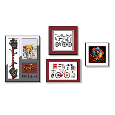 Moderne multi-link kristal porseleinen bouwstenen woonkamer wanddecoratie hangend