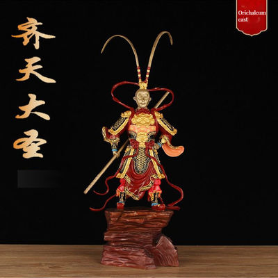3D-harsfiguren van personages uit vier klassieke romans