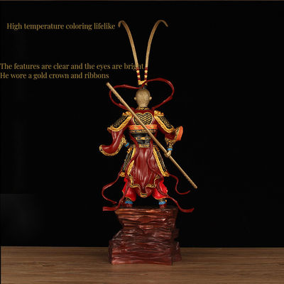 3D-harsfiguren van personages uit vier klassieke romans