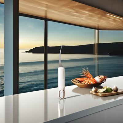 Metalen garnalen Deveiner mes en vis schaal verwerkend gereedschap voor de bereiding van vis