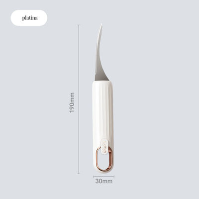 Zeevruchten gereedschappen ergonomische metaal garnalen schelpverwijder en vis schalen schraper voor thuis koks