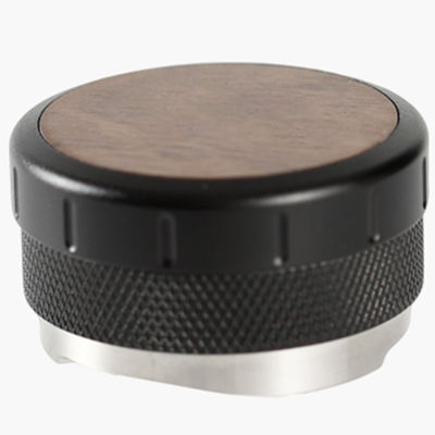 Verstelbare hoogte Espresso Tamper Walnoot hout en aluminium basis voor perfecte tampering