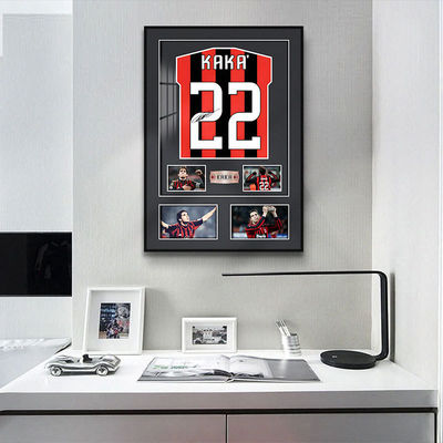 Rectangle Wall Art 3D Ronaldo Football Jersey Foto frame voor woonkamer en bed