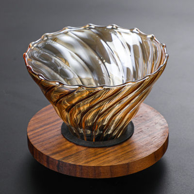 500 ml-1000 ml capaciteit Walnoothout Giet over Set voor perfect gebrouwen koffie en thee