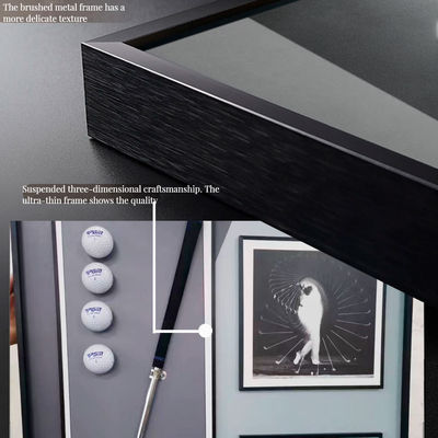 Home Office Hotel Decoratie Luxe Modern Kristalglas Golf Muurkunst Hangend Format