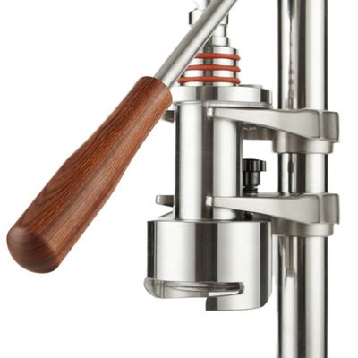 Home koffiezetapparaat met zwart laser logo Espresso Barista gereedschappen en drukmeter
