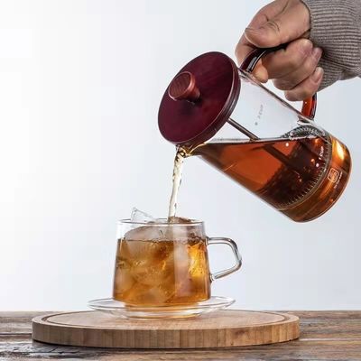 400 ml capaciteit Ronde glas Frans pers koffiezetapparaat voor draagbare keuken accessoires