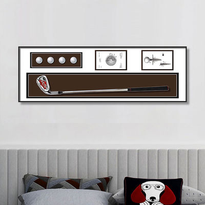 Stylish Glass Crystal Golf Muurkunst voor woonkamer Slaapkamer Gang Elektrisch Format