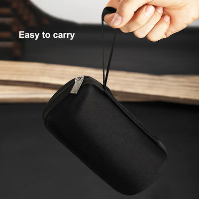 Unisex draagbare doorzichtige glas koffiepot en thee set opvouwbare functie voor 1 persoon