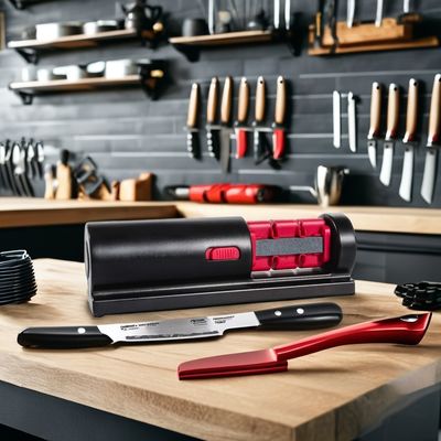 4-in-1 keramische diamant handgereedschap huishoudelijk gereedschap Staal mes slijpmachine voor koolstofstaal