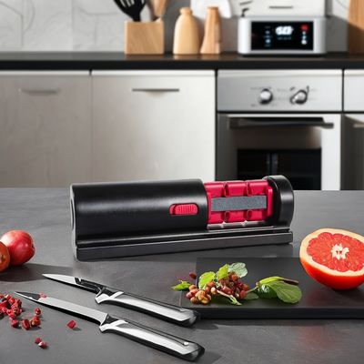 Duurzaam keukengereedschap 4-in-1 Handmatig Steel Knife Sharpener Keramische Diamant Whetstone
