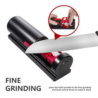 Duurzaam keukengereedschap 4-in-1 Handmatig Steel Knife Sharpener Keramische Diamant Whetstone
