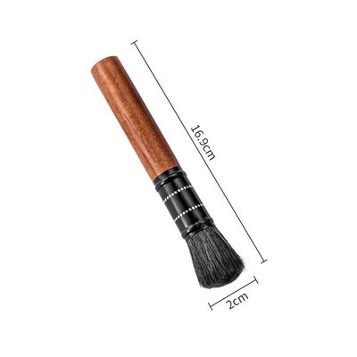Houten Nylon Espresso Grinder Poeder Reinigingsborstel Houd uw koffie accessoires schoon