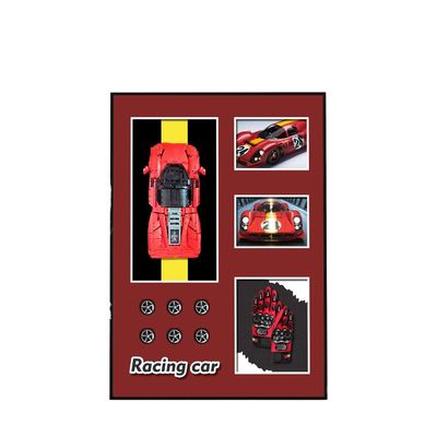 Moderne driedimensionale blok auto elektrisch formaat voor thuis kantoor slaapbank decor