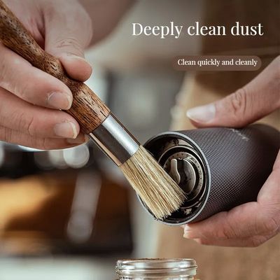 Highly Rosewood Nylon Espresso Machine Cleaning Brush voor de keuken van Direct