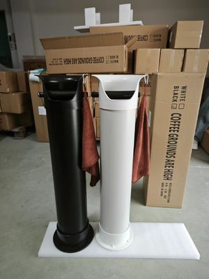 Commerciële hoge knock tube ABS plastic koffie knock box met keramische en metalen voorwerpen